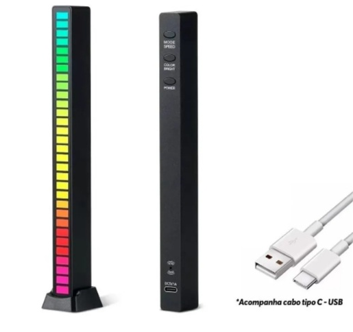 Barra de Led Rítmica Led RGB